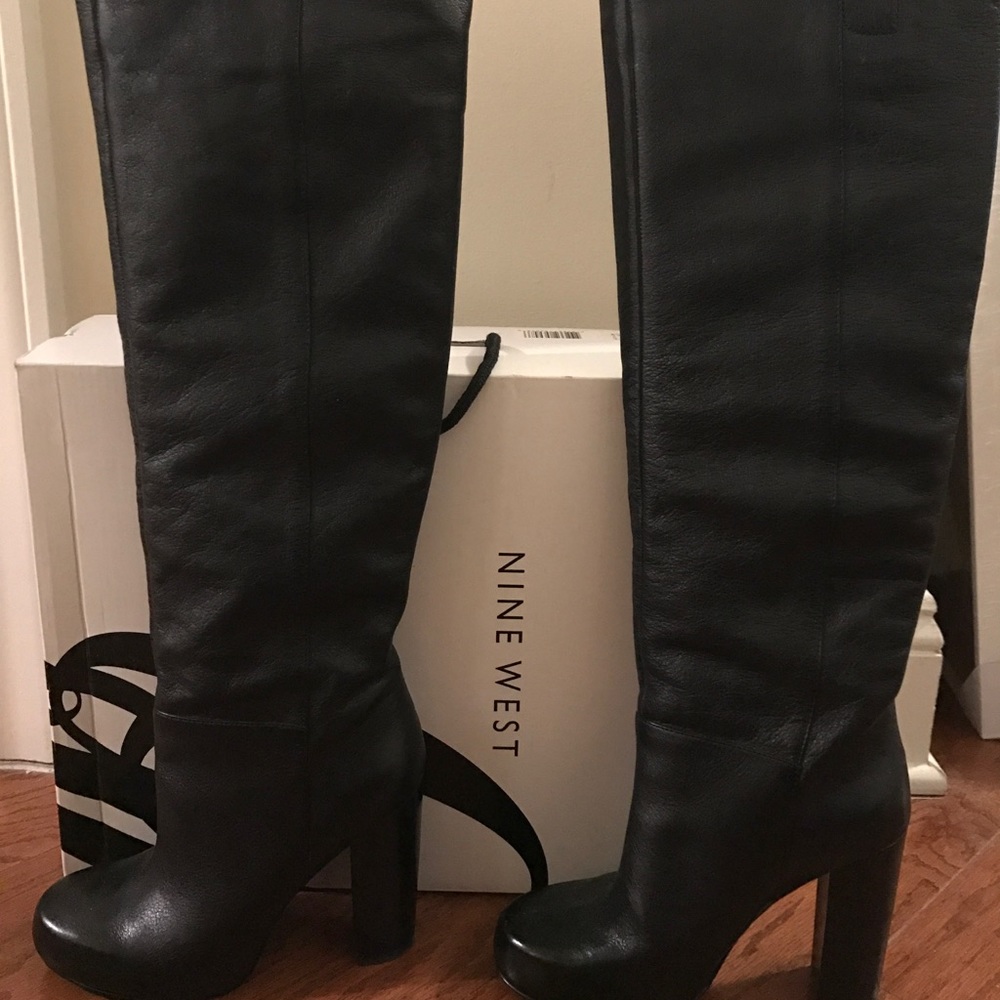 Nine West Tall leather boots